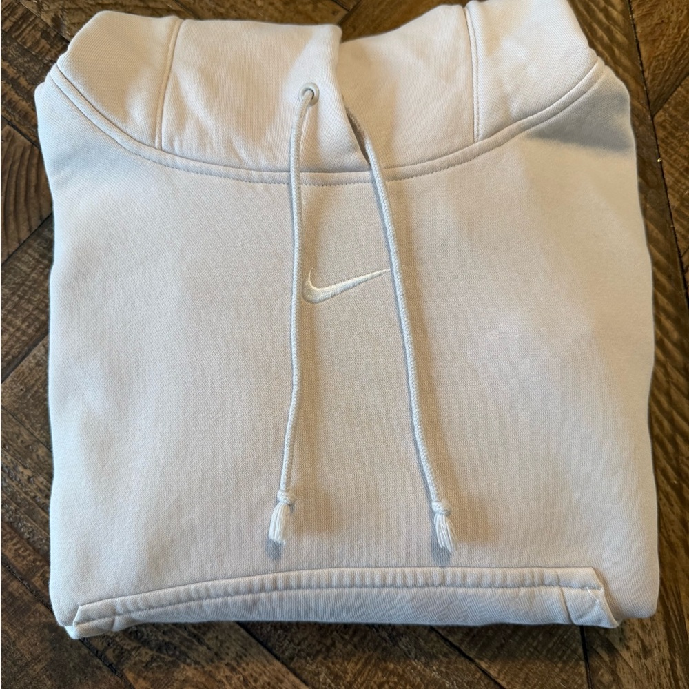 Nike Phoenix Fleece super oversized hoodie in cream, sz med EUC!! - Picture 6 of 6